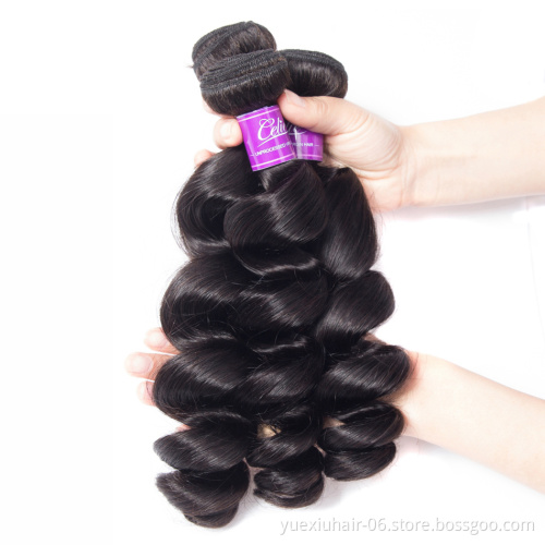 Wholesale Virgin Bundle Hair Vendors Cheap Loose Wave Human Hair Weave Bundles For Women